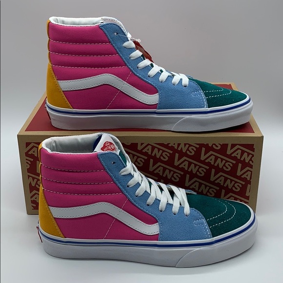 VANS SK-8-HI Suede/Canvas Multi/Brig men’s - Picture 6 of 16